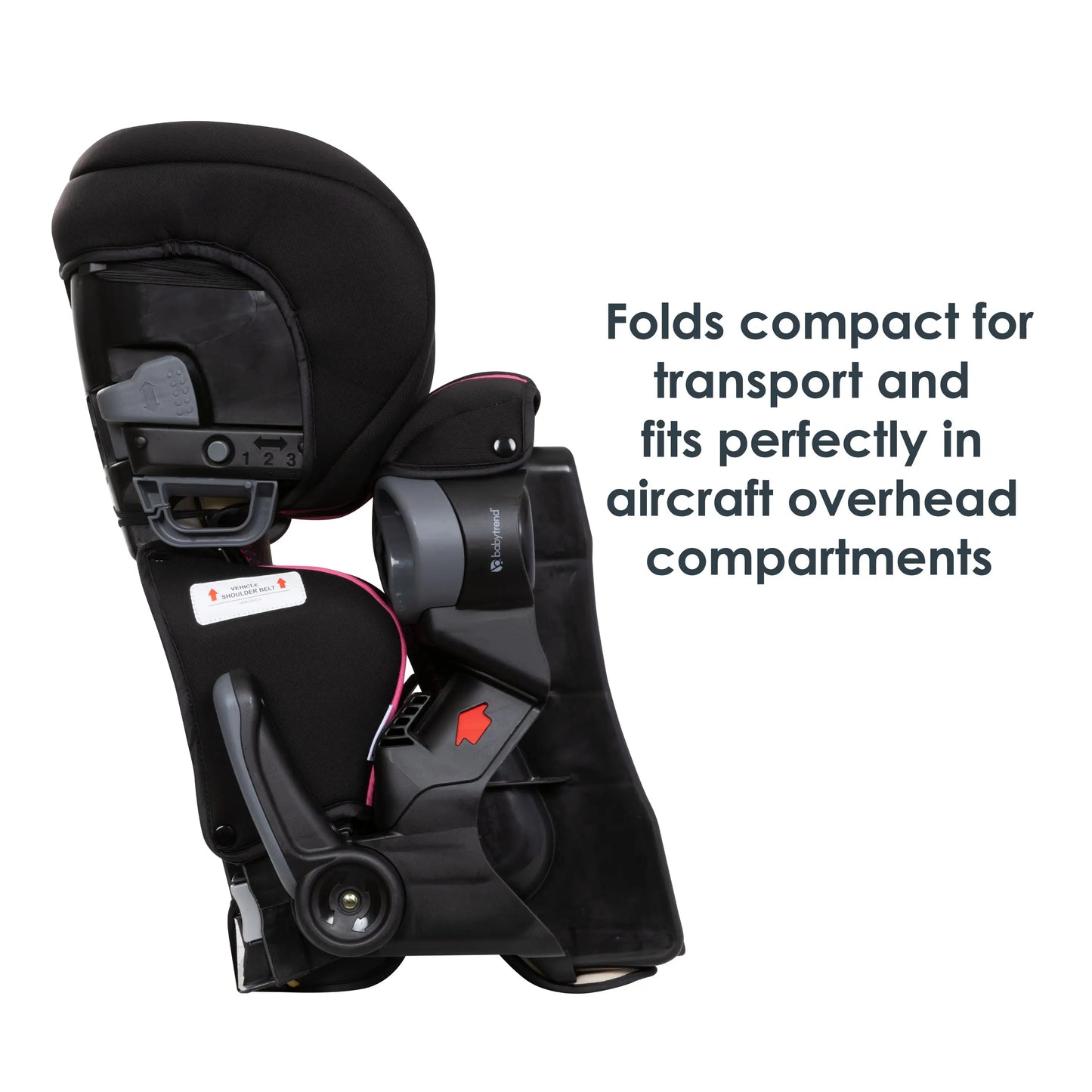 PROtect 2-in-1 Folding Booster Car Seat in Pink Tech (Walmart Exclusive)