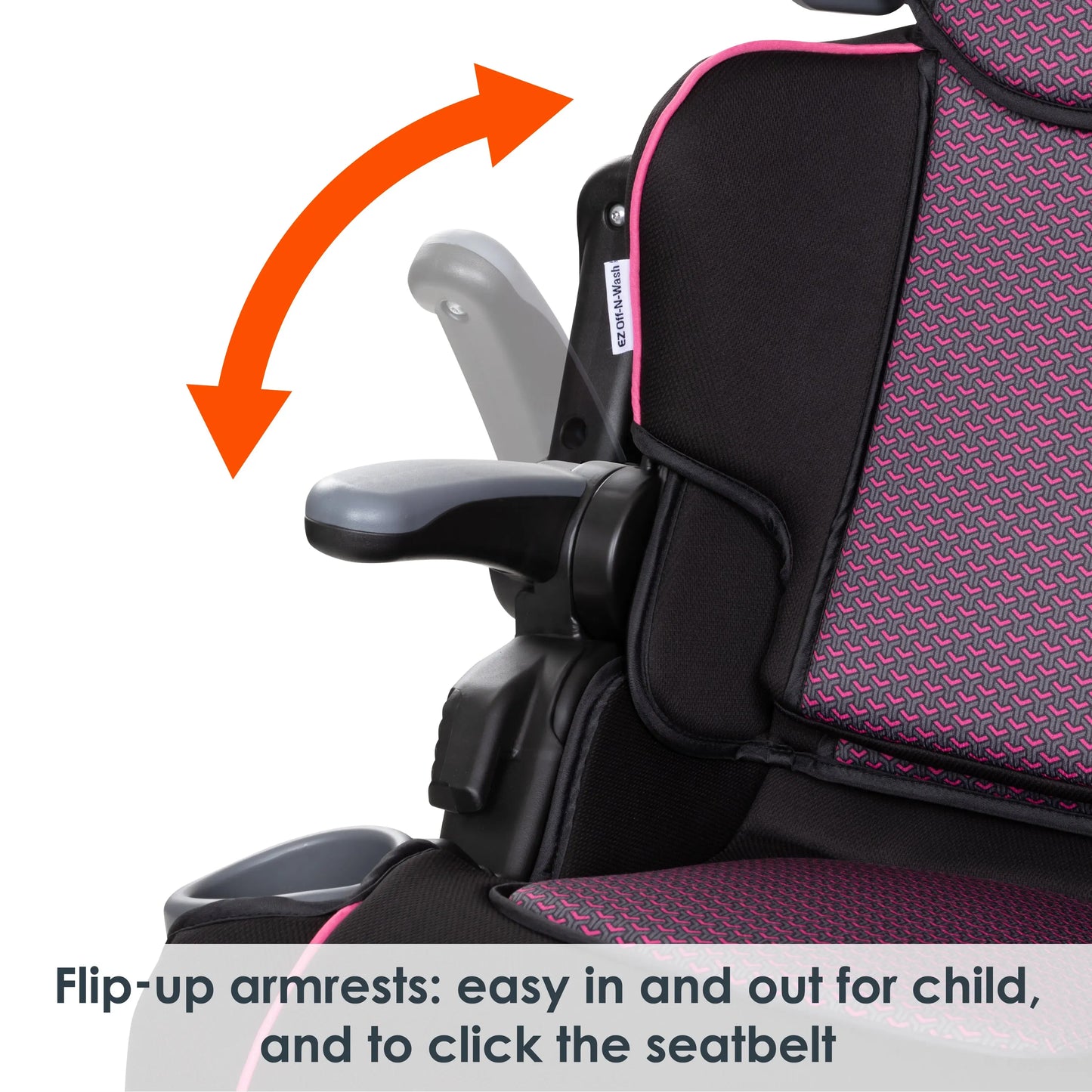 PROtect 2-in-1 Folding Booster Car Seat in Pink Tech (Walmart Exclusive)