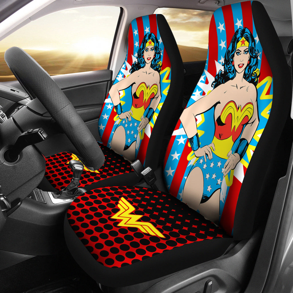 Wonder Woman - Car Seat Cover (Set of 2)