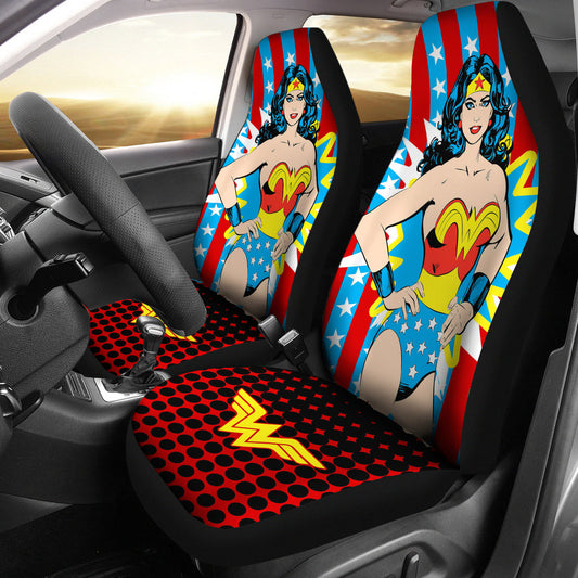 Wonder Woman - Car Seat Cover (Set of 2)