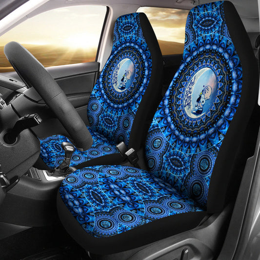 Mandala Love Snoopy - Car Seat Covers (Set of 2)