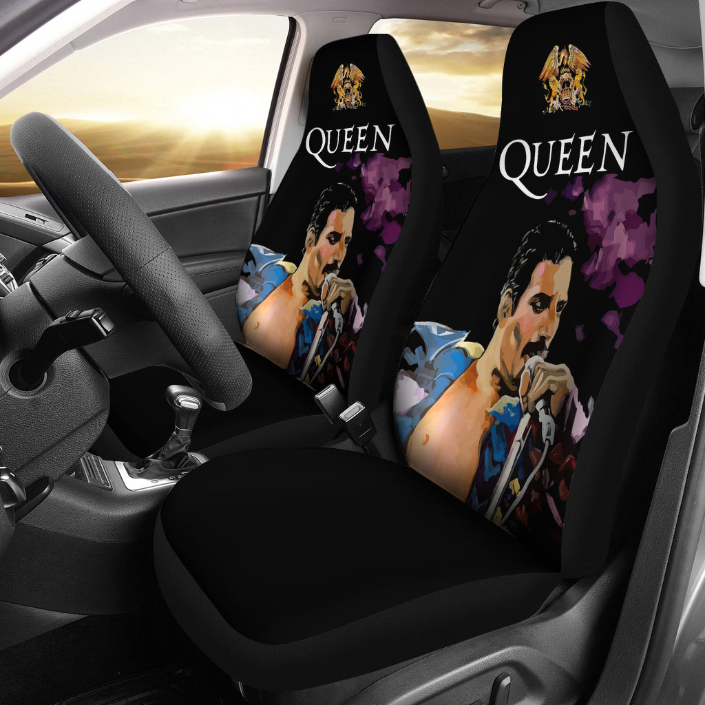 Freddie Mercury - Queen - Car Seat Covers  (Set of 2)